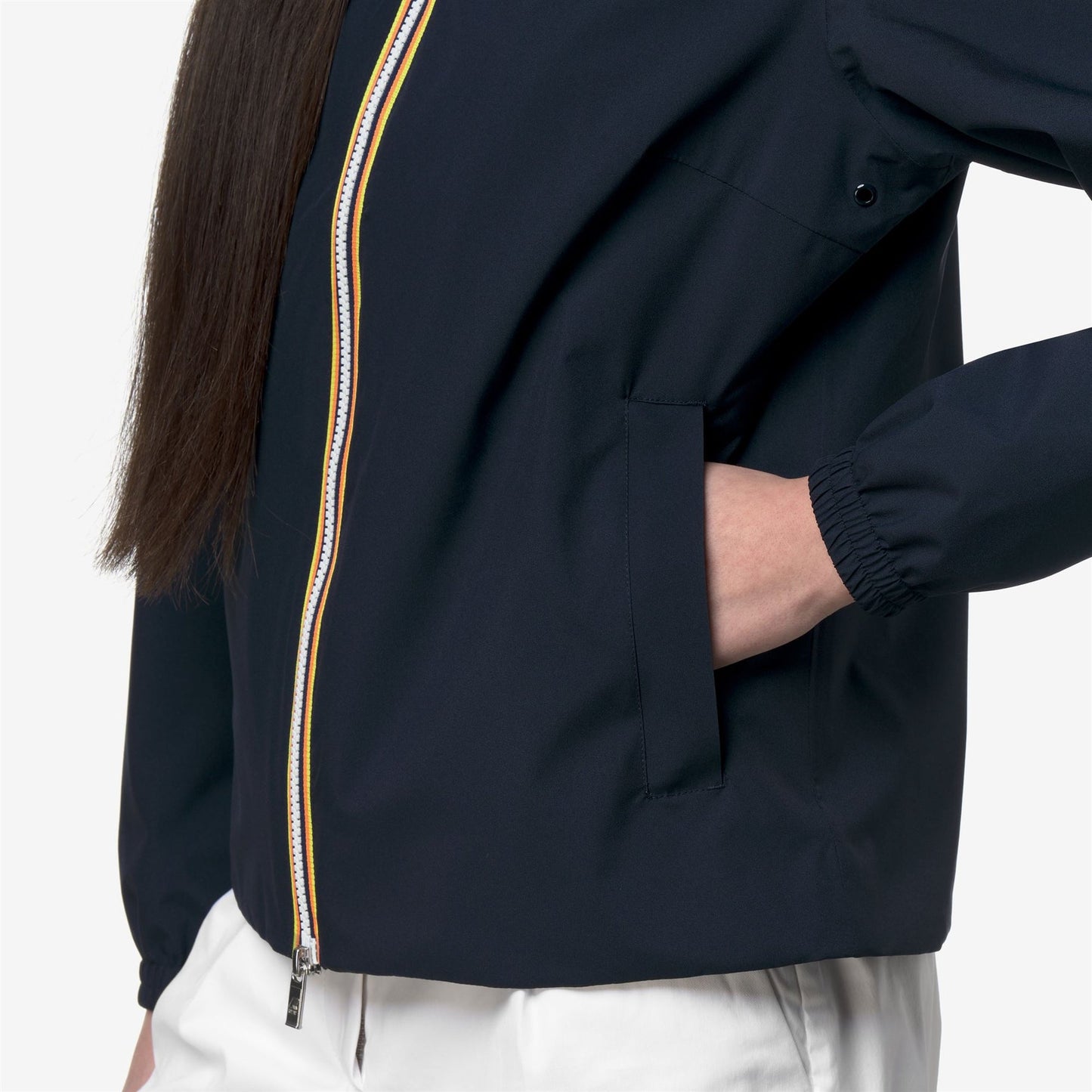 K-WAY Women's Jacket LIL 2.0 STRETCH POLY JERSEY K21347W Blue Depth K89