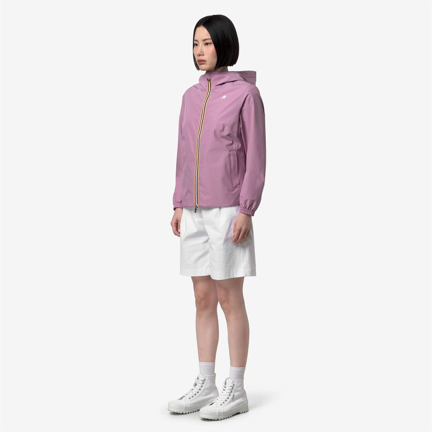 K-WAY Women's Jacket LIL 2.0 STRETCH POLY JERSEY K21347W Violet Wisteria H41