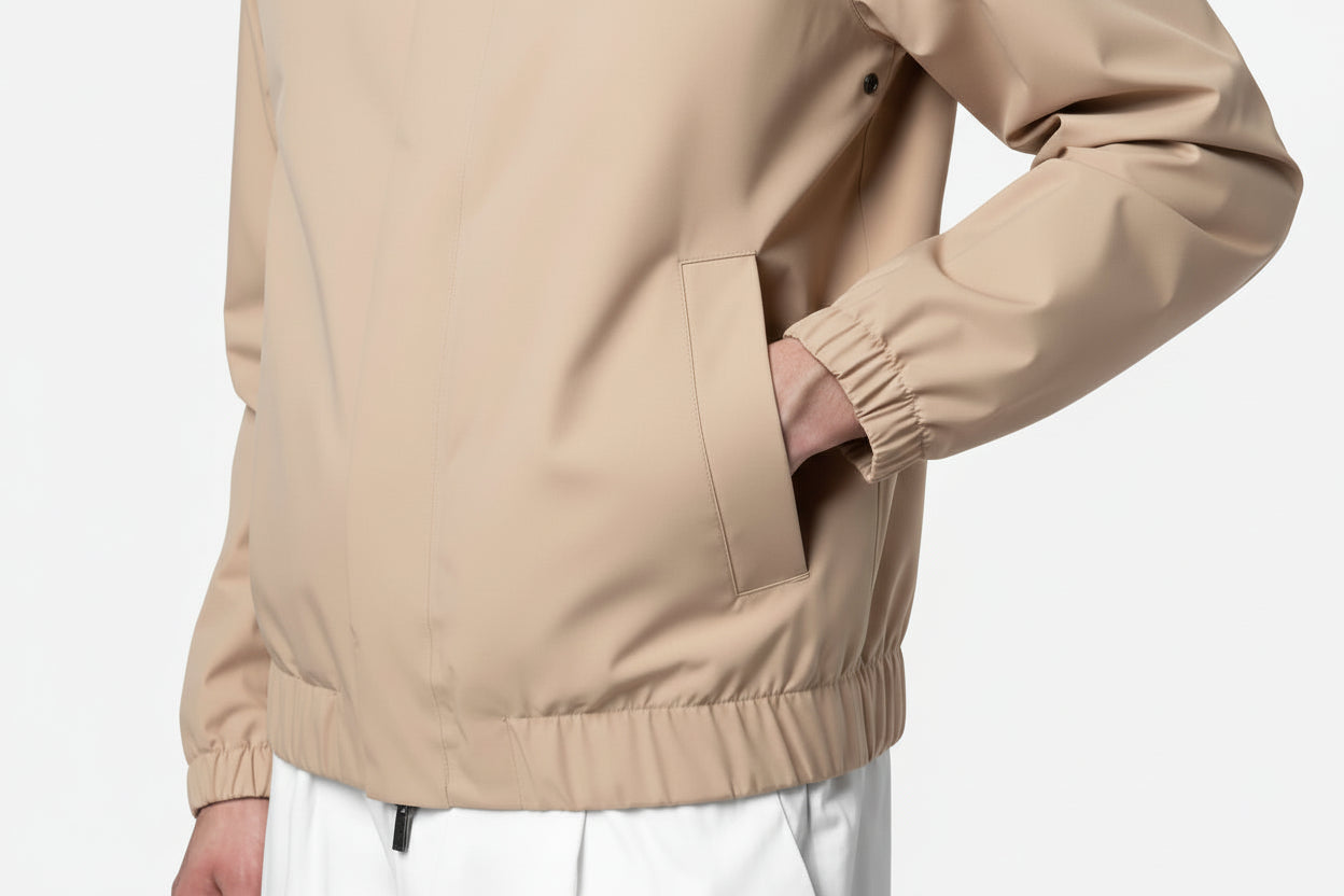 K-WAY Giubbino Uomo AURENE STRETCH 2L K71519W Beige LT 634