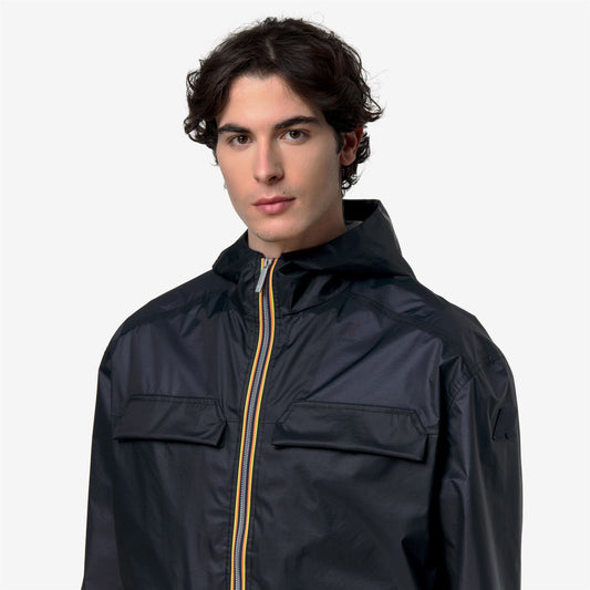 K-WAY Giubbino Uomo CLAD EXTRA LIGHT 3L K3134GW Blue Depth K89