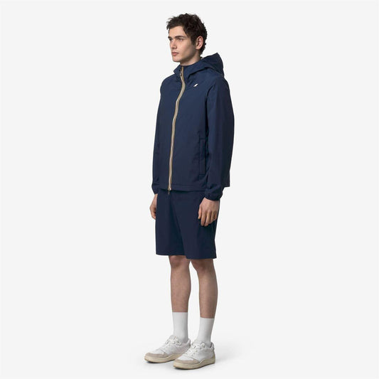K-WAY Giubbino Uomo JACK STRETCH NYLON JERSEY K3123UW Blue Insignia B67