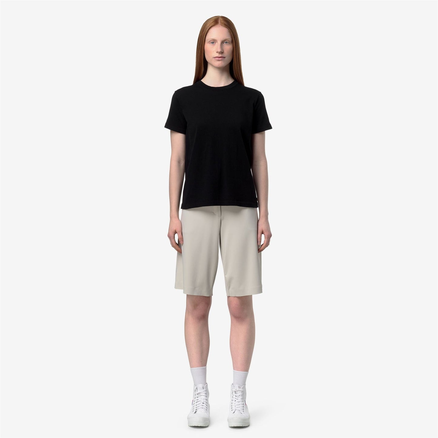K-WAY Women's Short-Sleeve Top LASCAUX K11712W Black Pure USY