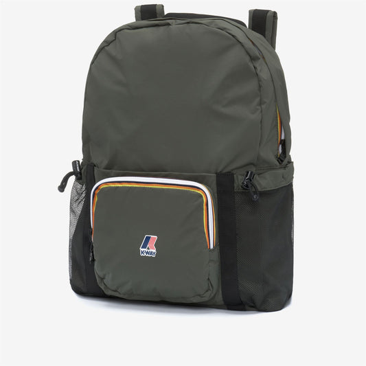 K-WAY Unisex Backpack LE VRAI 4.0 MICHEL K5135PW Green Blackish WMR