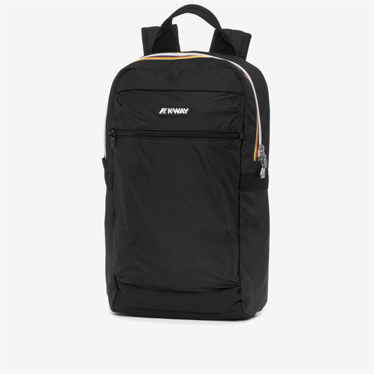 K-WAY Unisex Backpack MID LAON K8148CW Black Pure USY