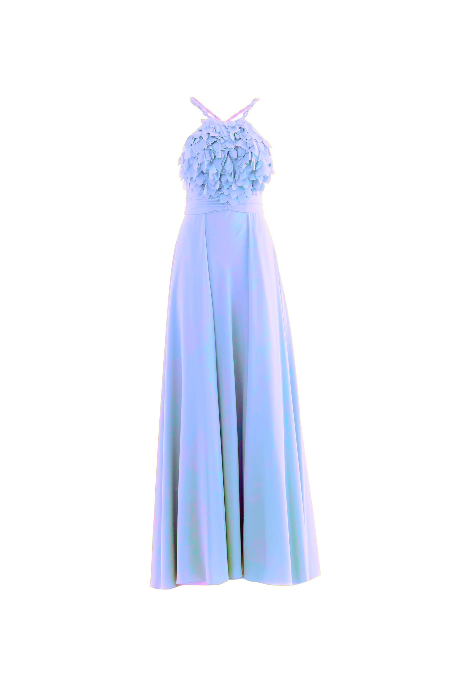 KUEA FT2 Long Dress Light Blue
