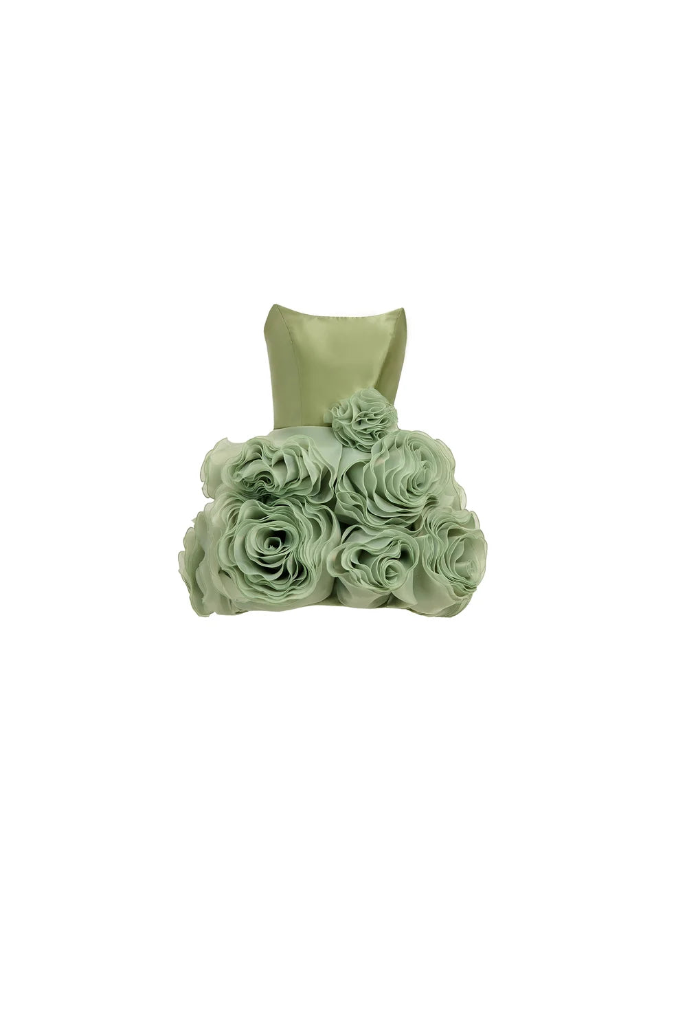 KUEA Short Dress and Stole 40334 Olive Green