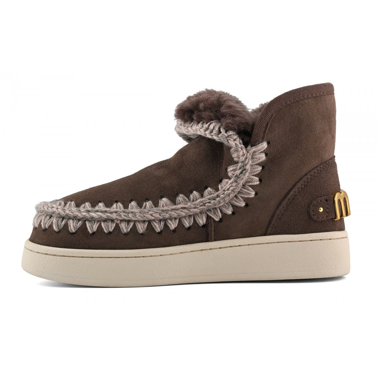 MOU New Eskimo Sneaker Suede FW741001A Brown Pepper