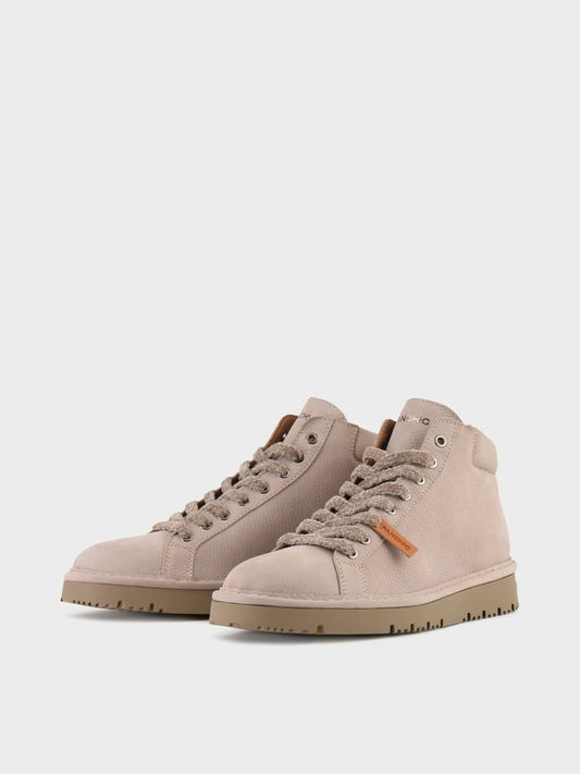 PANCHIC Polacchino Uomo P13 in nabuk foderato in microfibra GRIGIO TORTORA