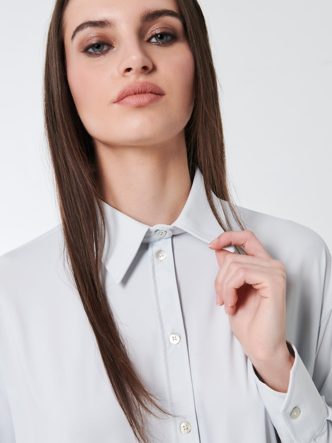 RRD Roberto Ricci Designs Camicia Donna Oxford Boyfriend Wom Shirt 25754 Bit Of Blue 65