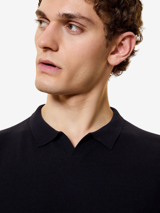 RRD Roberto Ricci Designs Maglia Uomo Shirty Polo Knit 26107 Blue Black 60