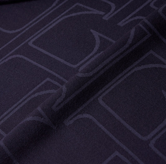 ELISABETTA FRANCHI Sciarpa Foulard in viscosa e modal SC02F66E2 Blu Notte