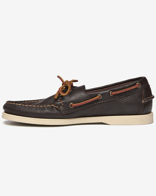 SEBAGO Mocassini Nautici Uomo PORTLAND MARTELLATO 73118WW Dk Brown 901