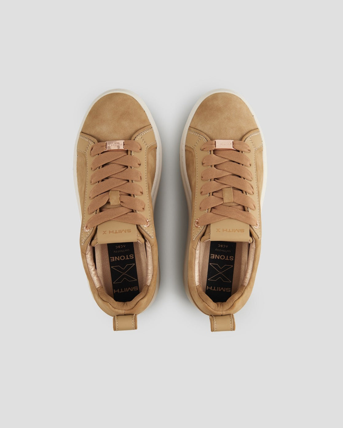 SMITH X Sneakers STONE HIGH DONNA SXBCHSW9503CNG Cognac