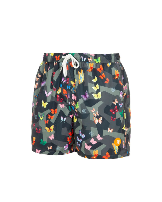 SUNS Boxer Mare Uomo CAPRI BIS A FANTASIA BXS01033U Davinci Camu.