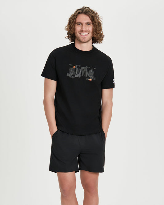 SUNS T-Shirt Uomo PAOLO GLITCH TSS61019U Black
