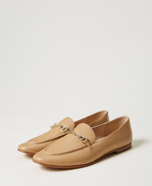TWINSET Mocassino Donna 251TCP134 Camel