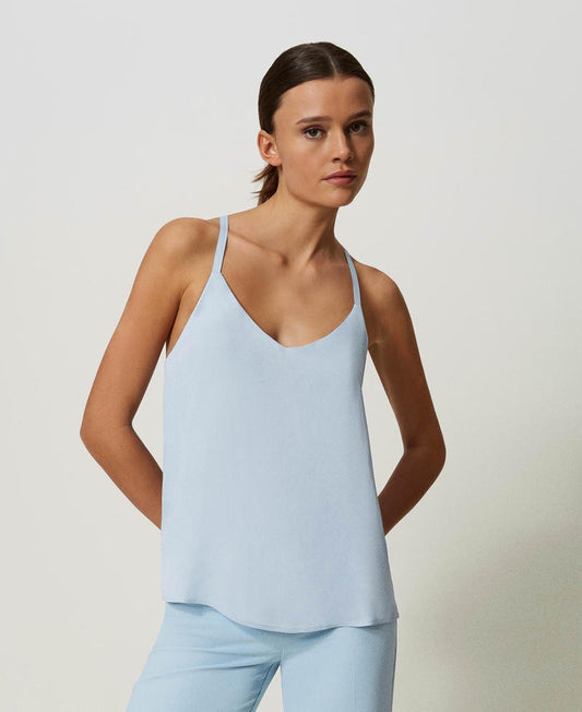 TWINSET Top Donna 241TP2503 Blue Taer
