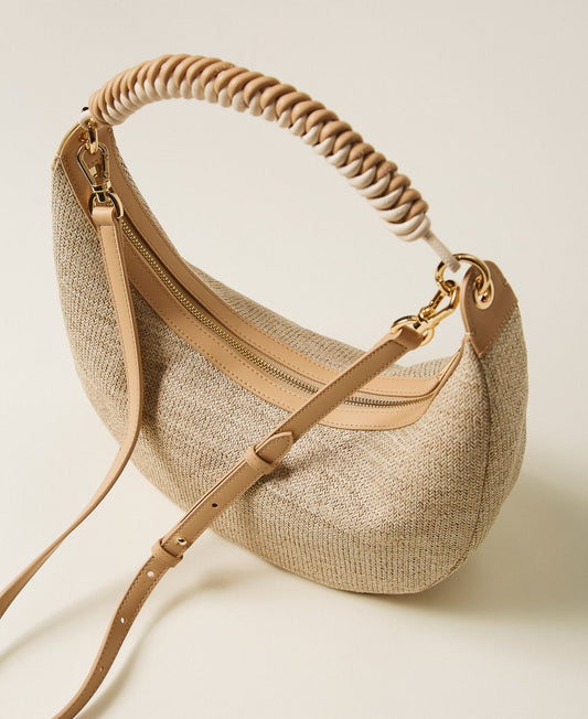 TWINSET Borsa Hobo 261TB7051 Paglia
