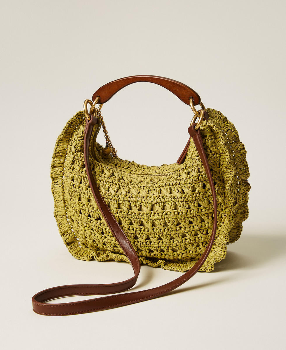 TWINSET Borsa Hobo 261TD8300 Avocado Oil