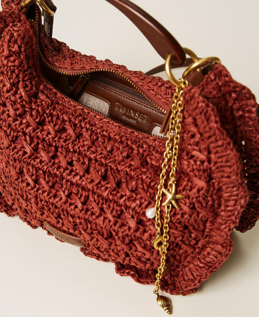 TWINSET Borsa Hobo 261TD8300 Brown Henna