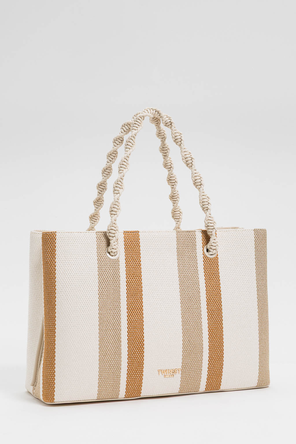 TWINSET Borsa Tote 261TD8061 Mul Madreperla Cork Rope
