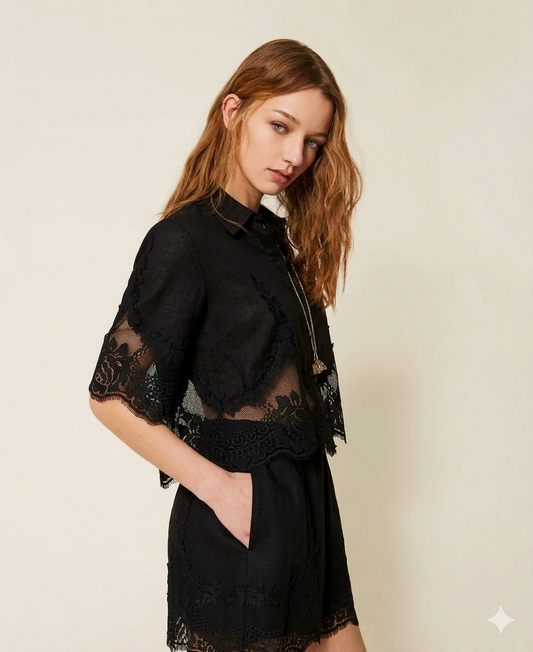TWINSET Camicia 261TT2181 Nero