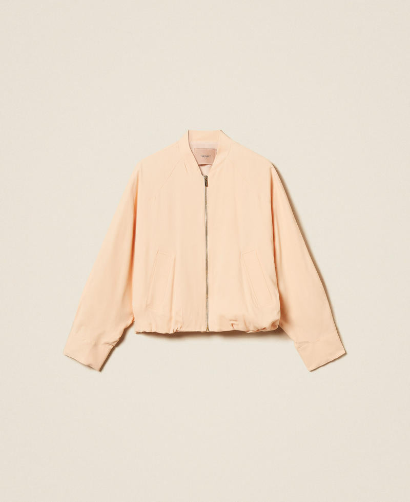 TWINSET Giacca Bomber 261TP2222 Peach Pink
