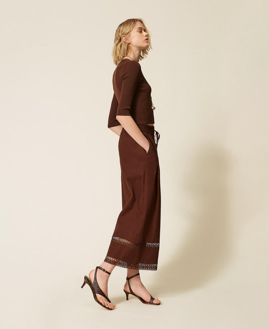 TWINSET Pantaloni 261TT2252 Coffee Liqueur