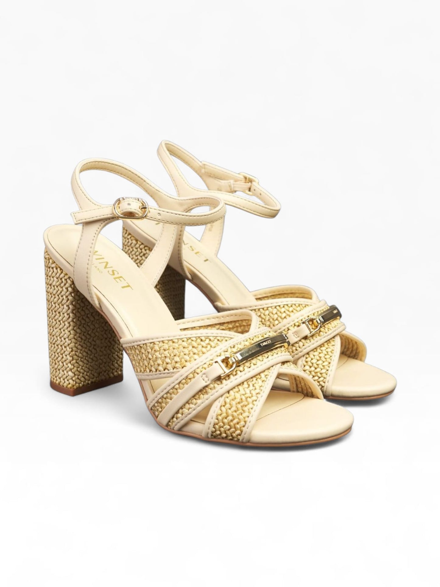 TWINSET Sandalo 251TGT024 Naturale