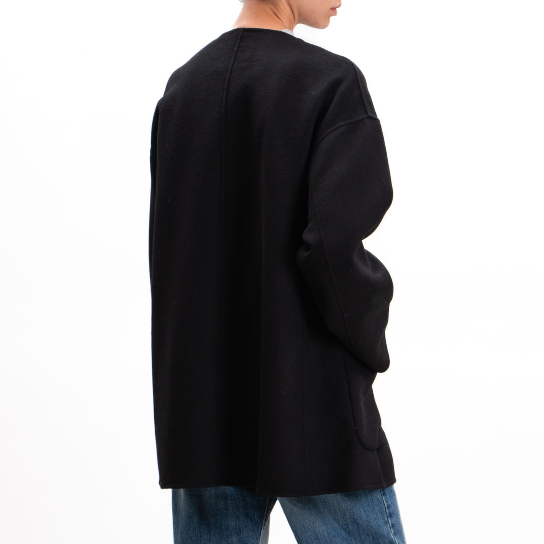 VICOLO Cappotto lana TS0031 Nero