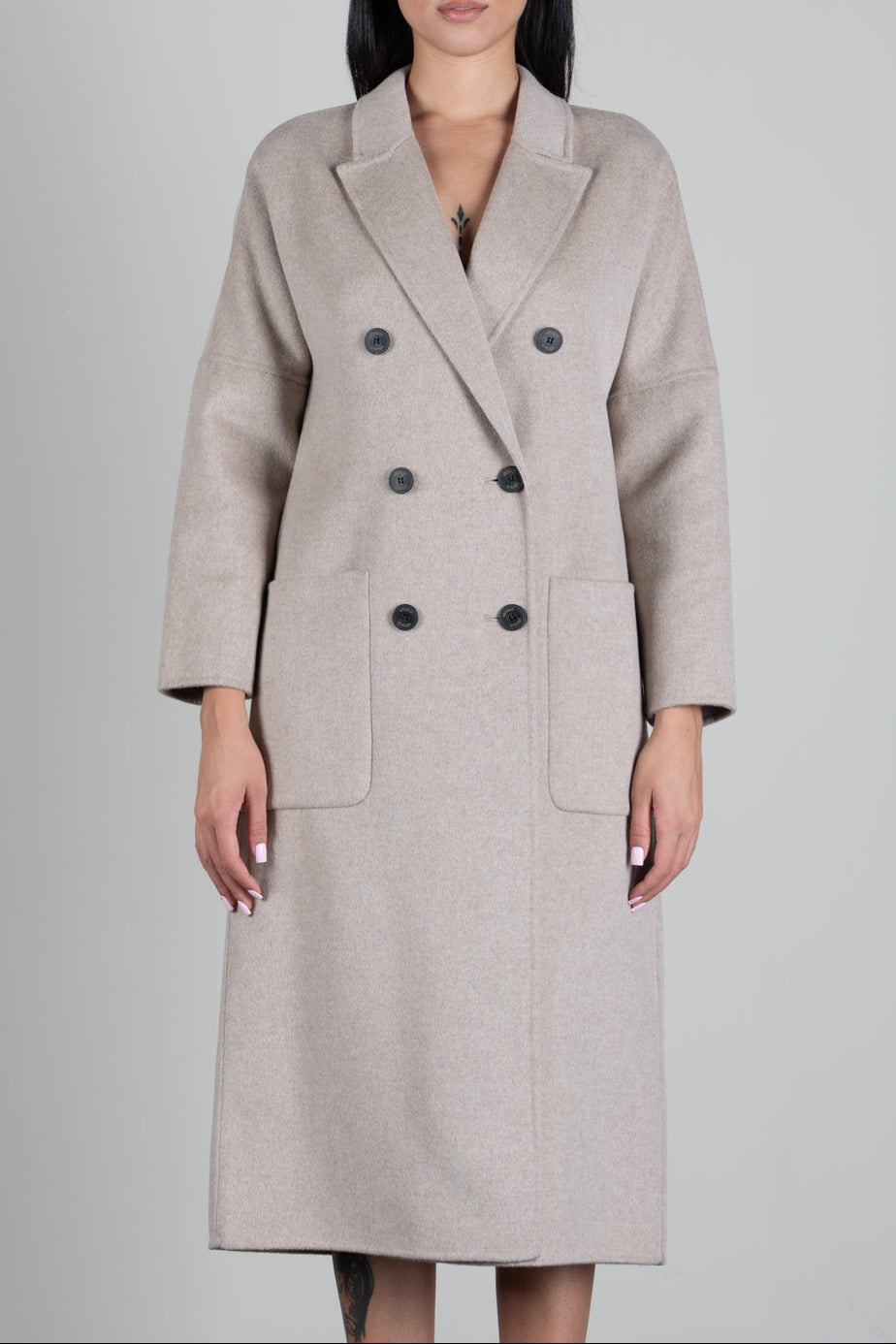 VICOLO Cappotto TAC0001 Tortora