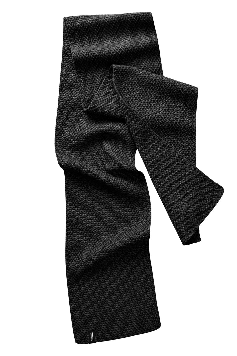 BOMBOOGIE Sciarpa unisex in maglia in misto lana WU8295TZW3 Black 90