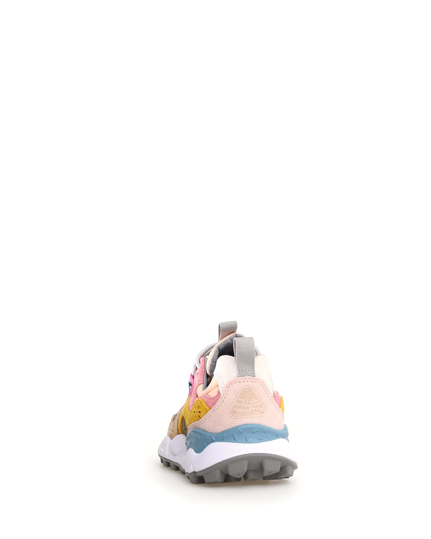 FLOWER MOUNTAIN Sneakers Donna YAMANO 3 WOMAN Suede Nylon Beige Militare Pink
