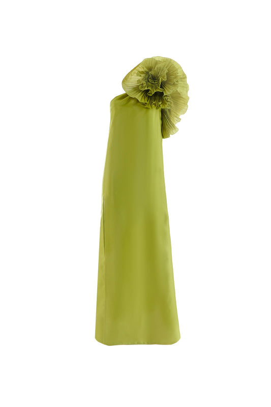 KUEA Abito Lungo XC24405 Verde Lime