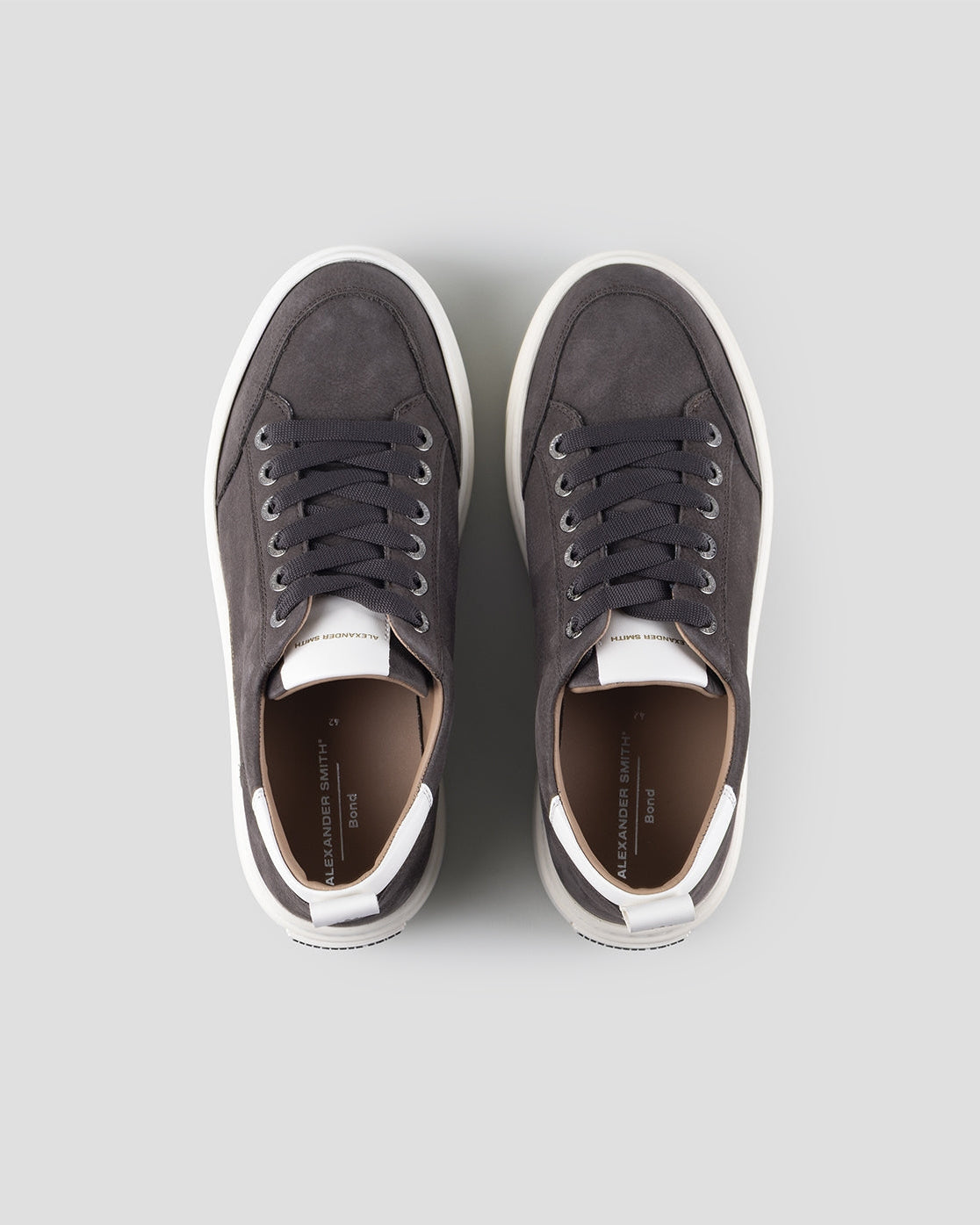ALEXANDER SMITH BOND MEN'S Sneakers ASBCBDM3258BDW Dark Brown White