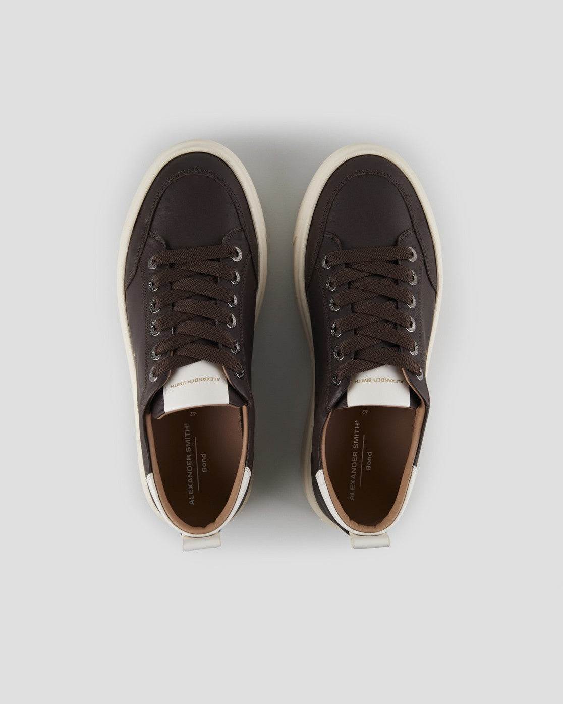 ALEXANDER SMITH Sneakers BOND UOMO ASBCBDM3298BDW Brown White