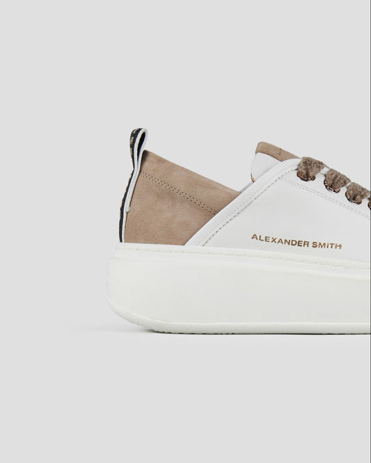 ALEXANDER SMITH Sneakers WEMBLEY DONNA ASBCWHW0523WCM White Camel