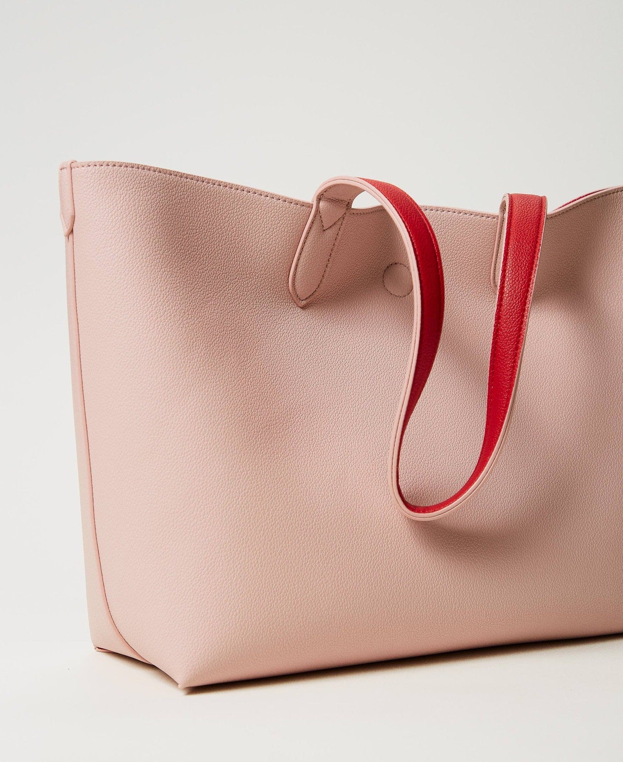 TWINSET Borsa Donna Shopping 251TB7300 Rosa P. Rosso