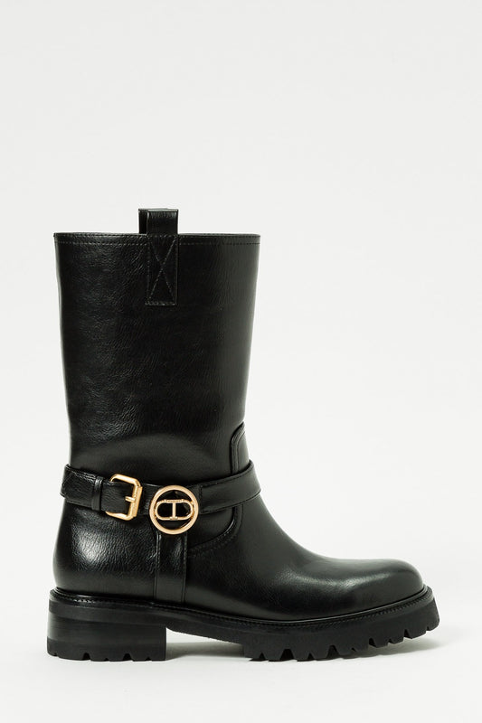 TWINSET Biker Donna 252TCP192 Nero