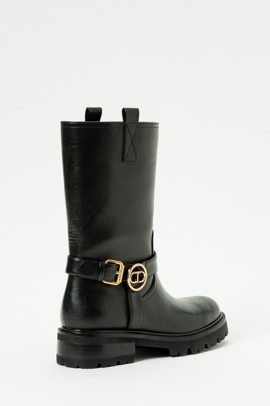 TWINSET Biker Donna 252TCP192 Nero