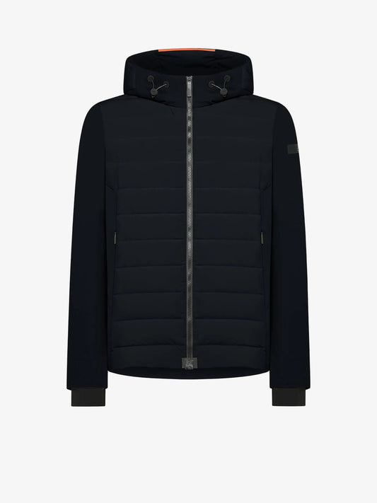 RRD Roberto Ricci Designs Giubbino Uomo Summer Superrduck Hybrid Hood Jkt 26003 Blue Black 60