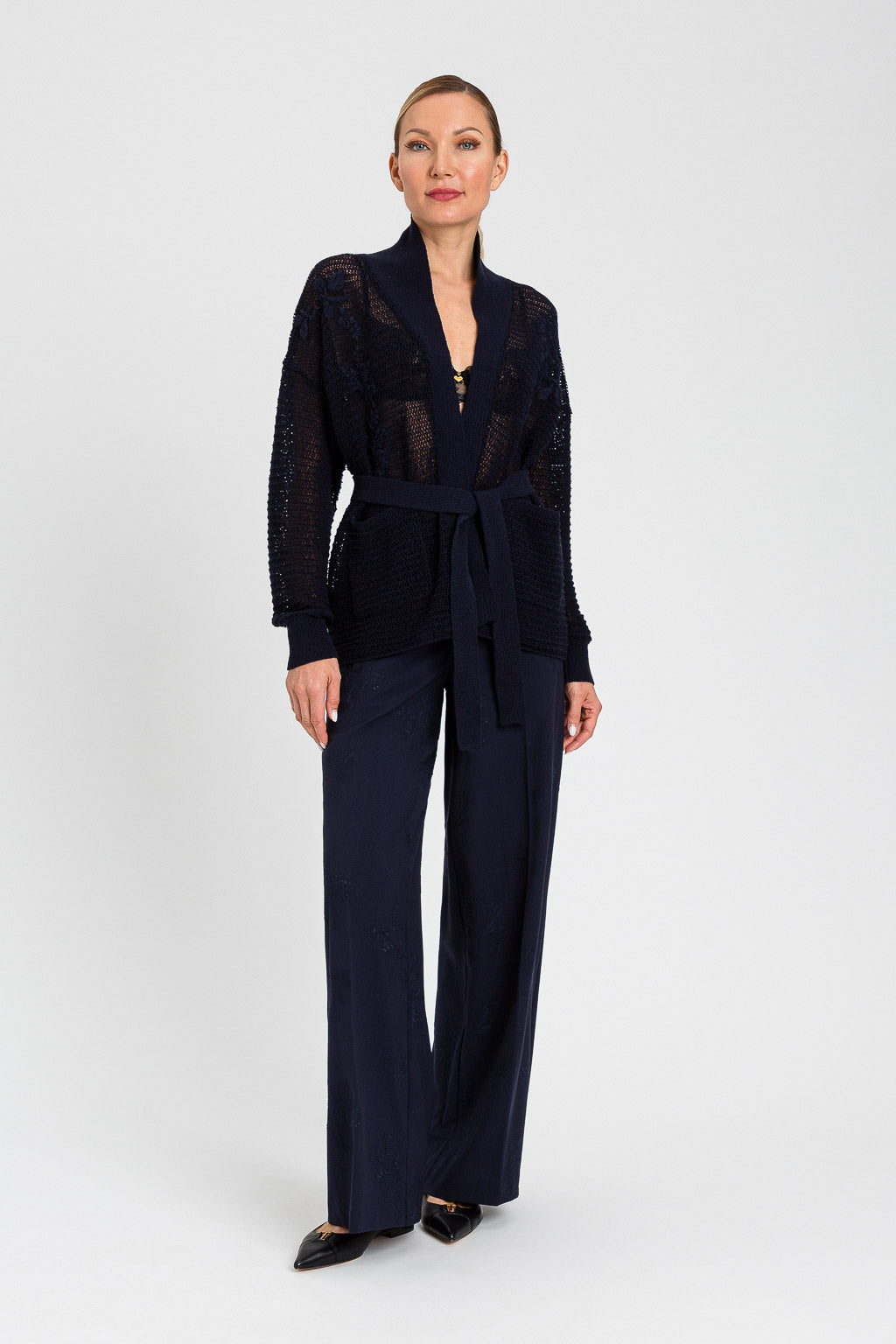 TWINSET Pantaloni 261TE2023 Blue Night