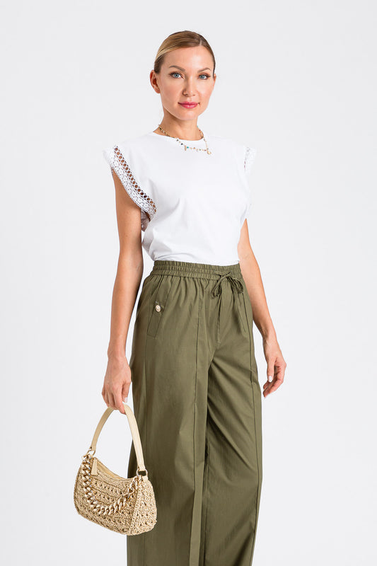 TWINSET T-Shirt 261TT2063 Bianco Ottico