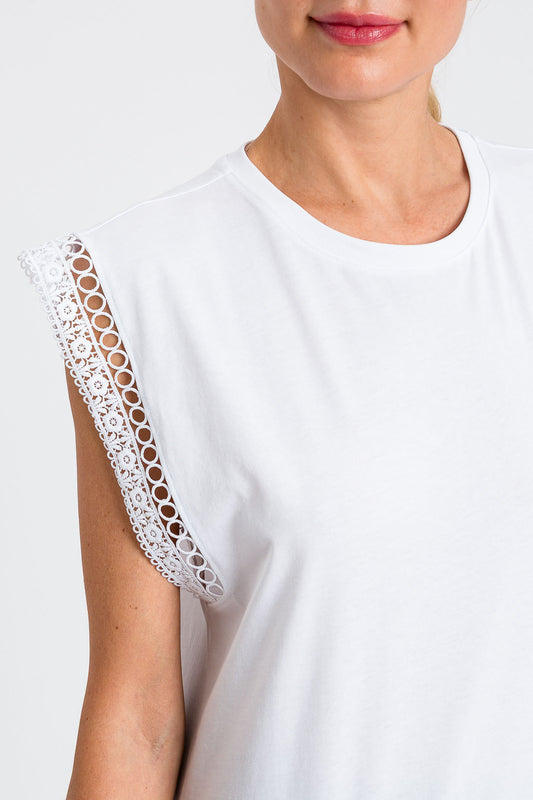TWINSET T-Shirt 261TT2063 Bianco Ottico