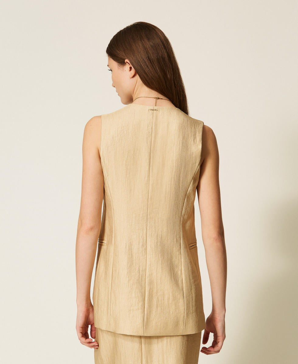TWINSET Gilet 261TT2532  Golden Beige