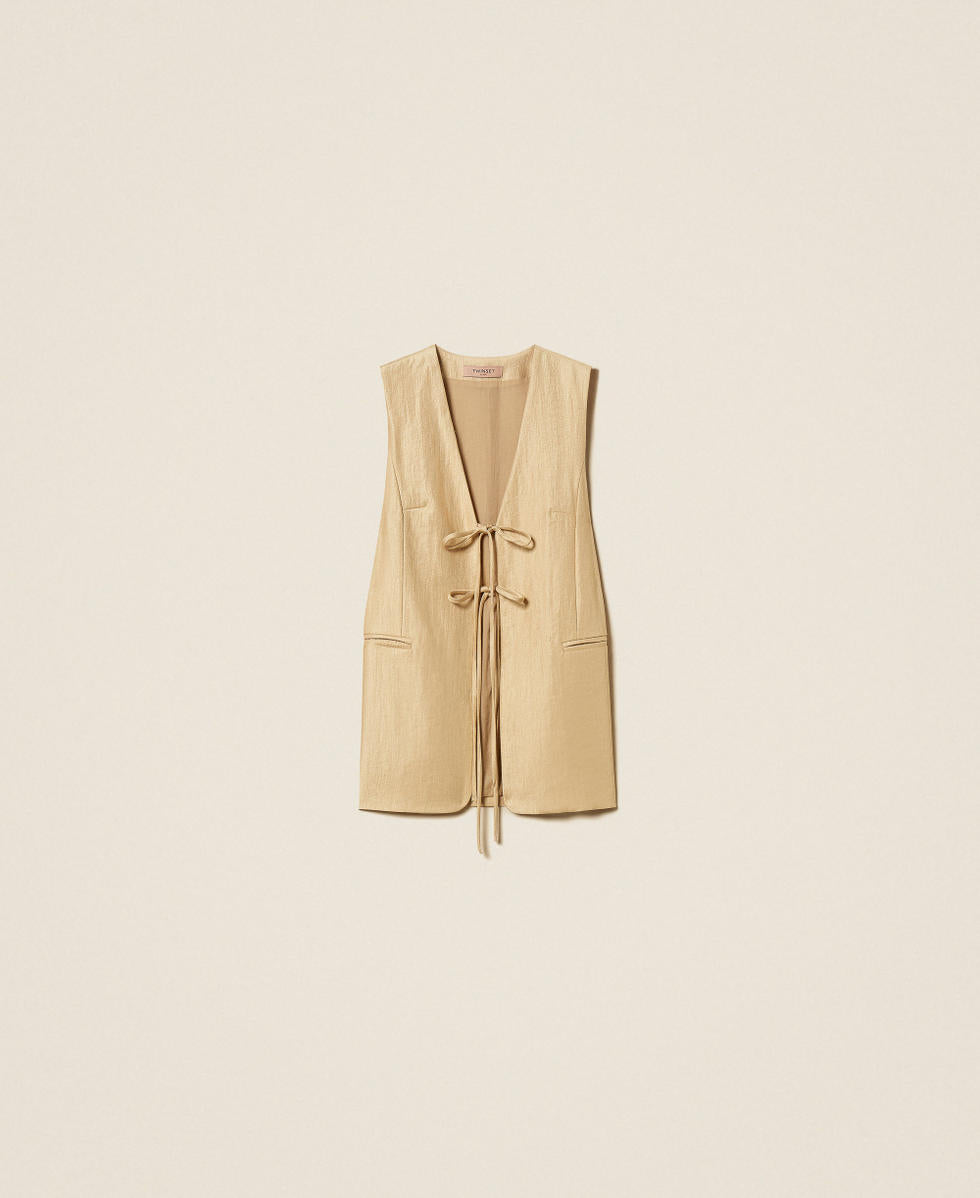 TWINSET Gilet 261TT2532  Golden Beige