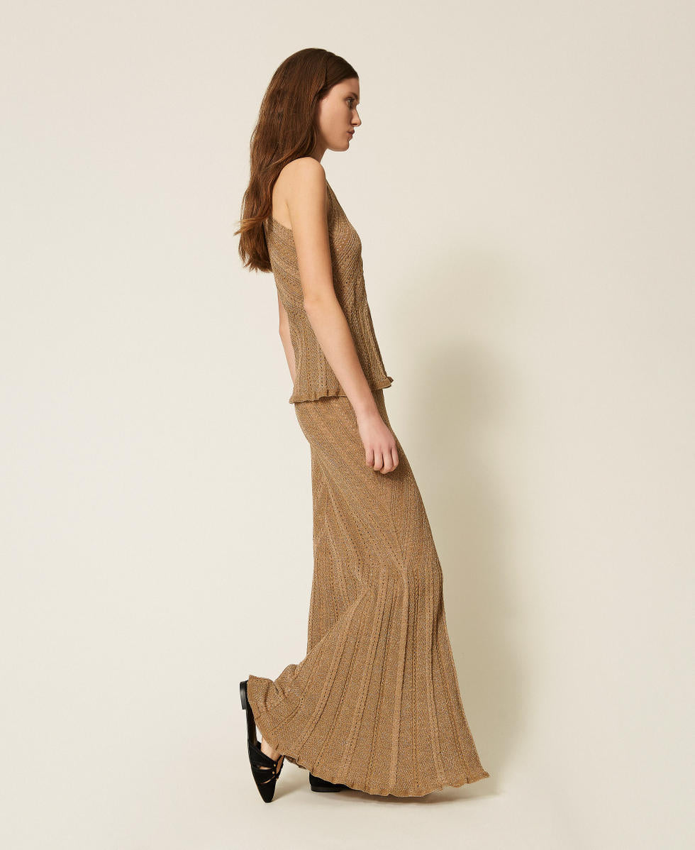 TWINSET Gonna 261TT3211 Golden Green Lurex