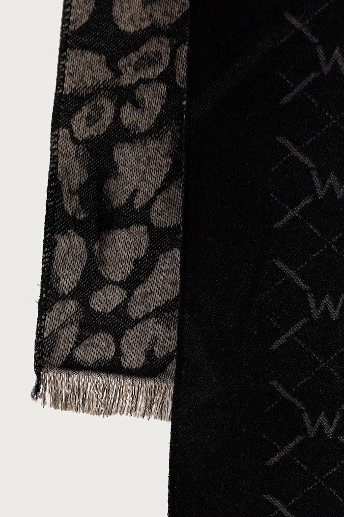 TWINSET Stola Donna Jacquard 262TA4300 Nero Grigio