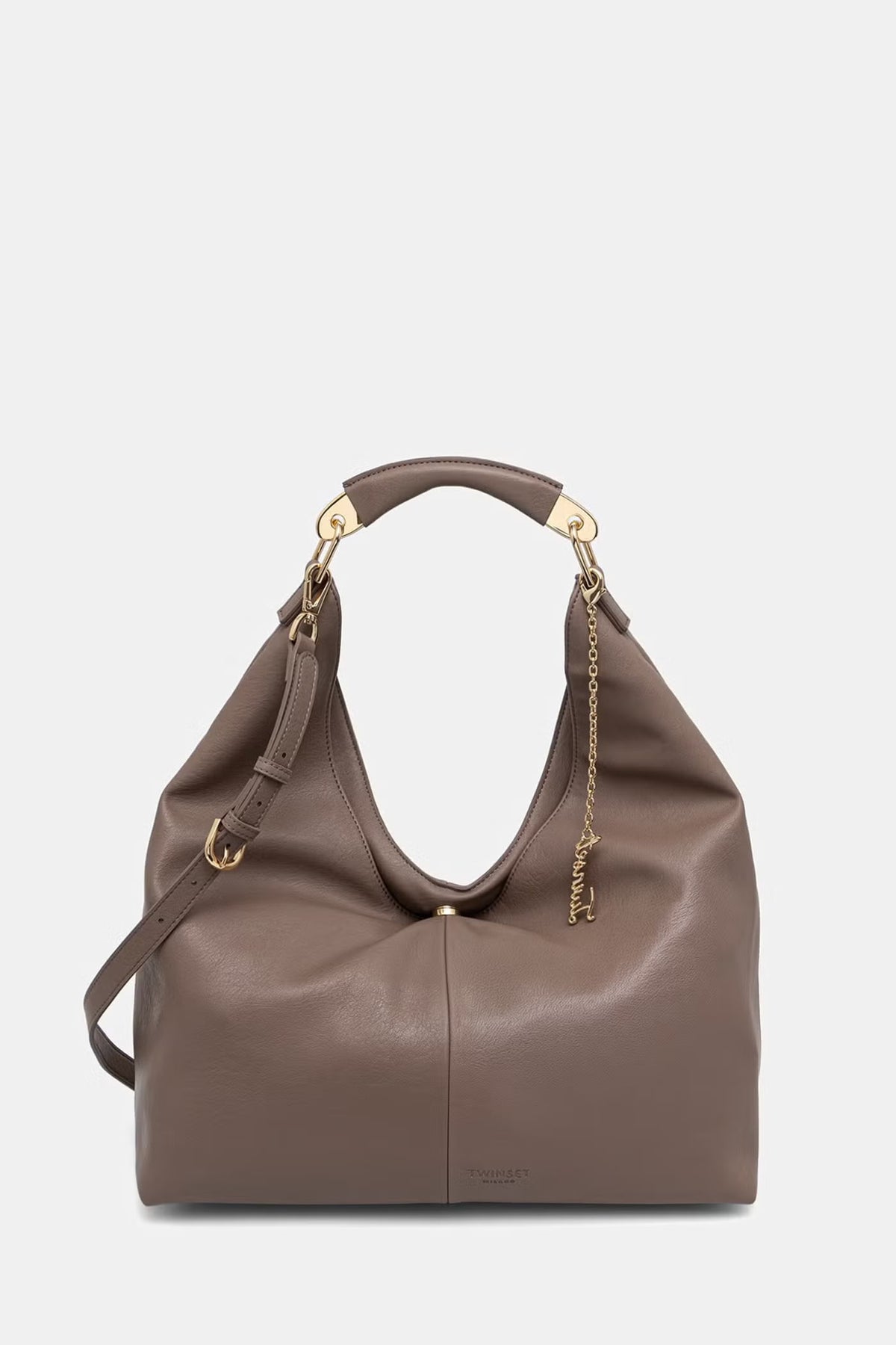 TWINSET  Borsa Donna Hobo 262TB7090 Dark Taupe