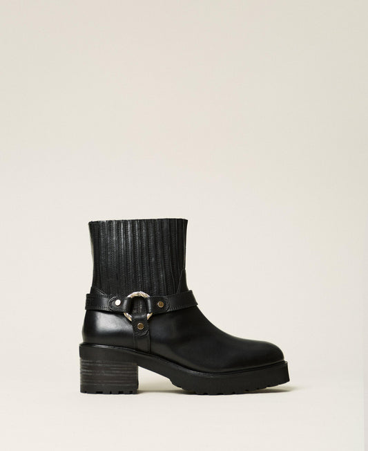 TWINSET Biker Donna 262TCP062 Nero